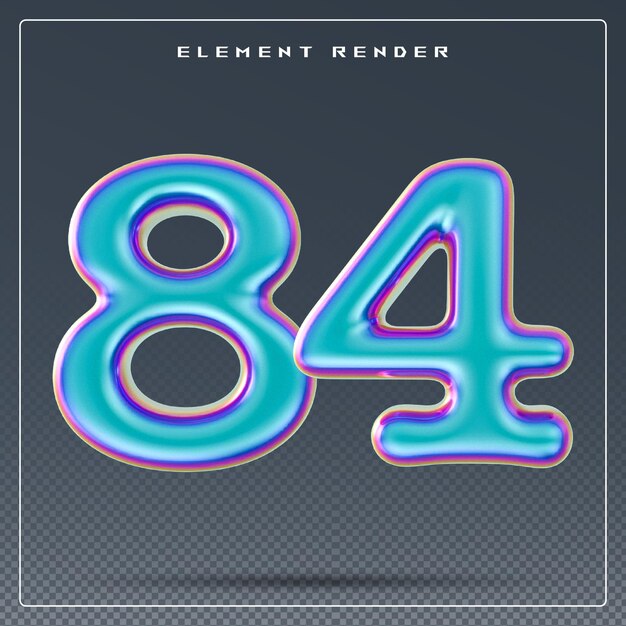 Gradient 3D numer 84