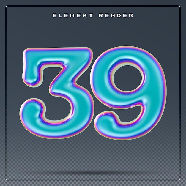 Gradiënt 3D nummer 39