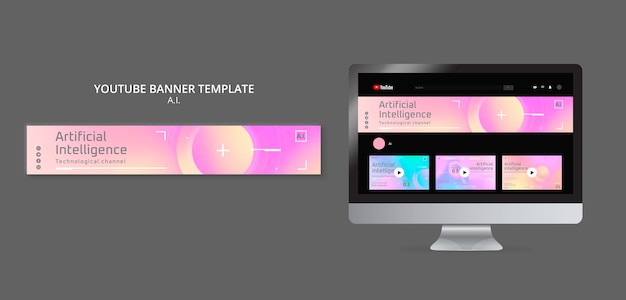 PSD gradient artificial intelligence template