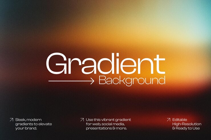PSD gradient background for presentations and social media