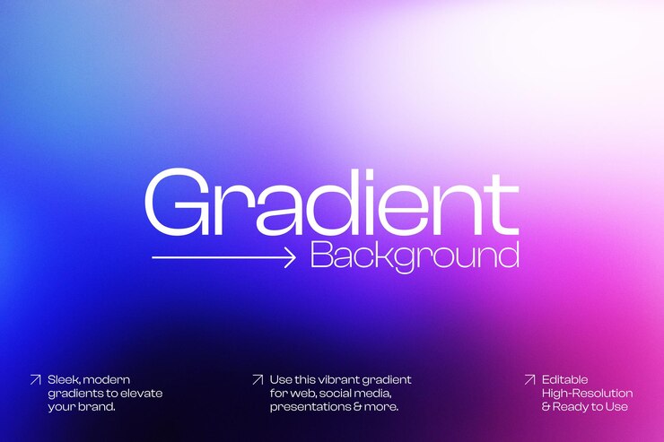 PSD gradient background for web and social media