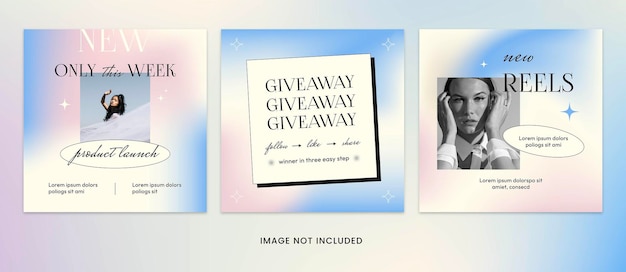 Gradient Coach instagram post template vol2