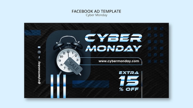 Modello gradiente cyber monday