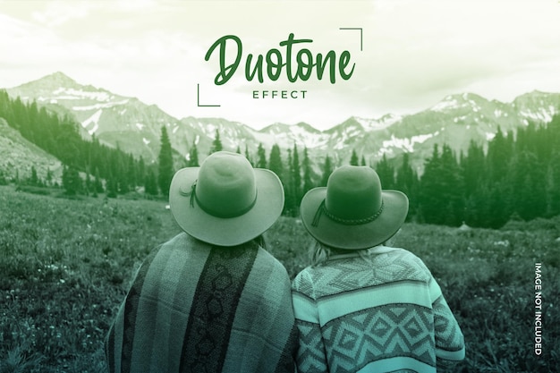 gradient duotone effect to your photos