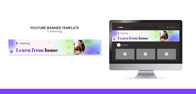gradient e-learning youtube banner