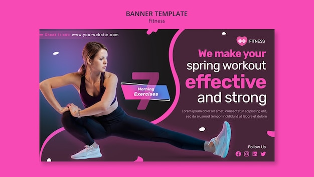 gradient fitness template design