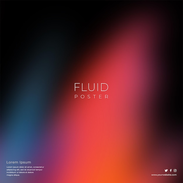 Gradient flydende abstrakt baggrund
