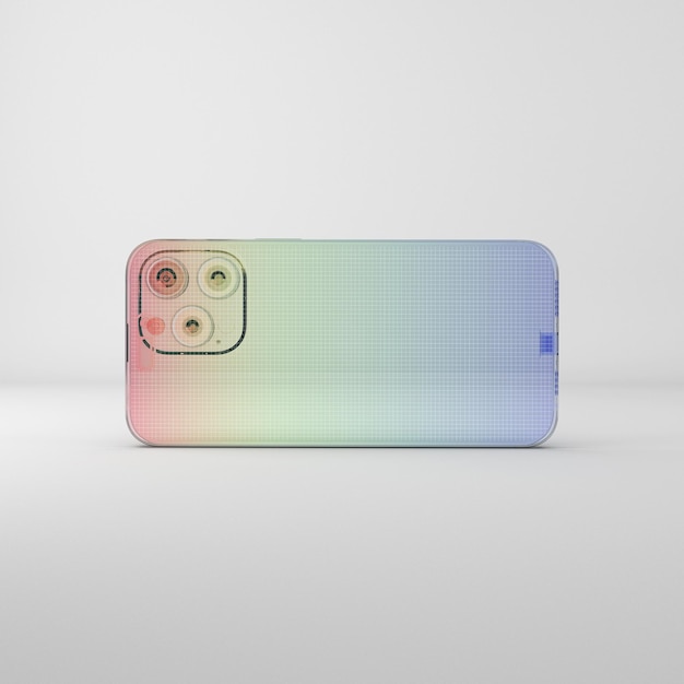 PSD Мокет gradient glass phone 15 pro max