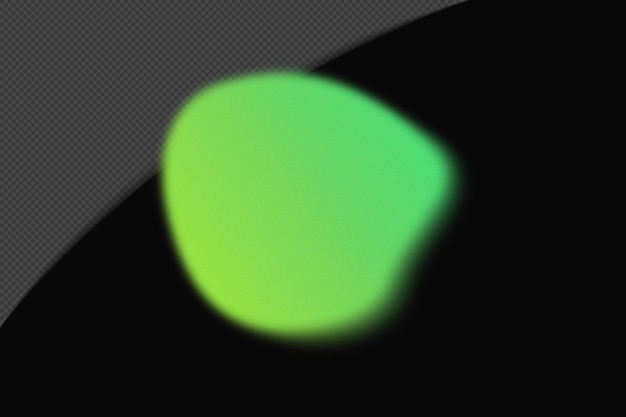 Gradient grainy gradient shapes abstract with blurred effect green color