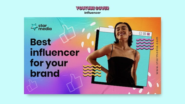 PSD gradient influencer job  youtube cover