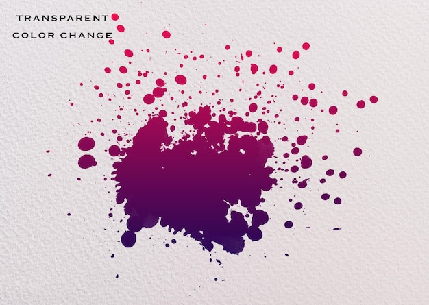 PSD gradient paint stains on white background