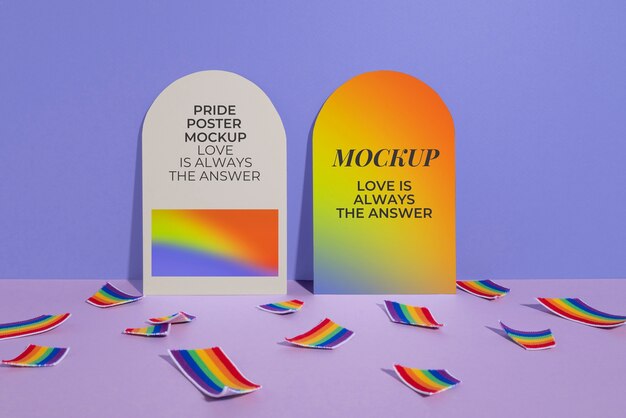 PSD gradient paper stationery for gender identity and expression