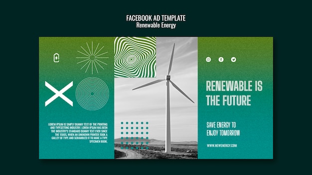 PSD gradient renewable energy template