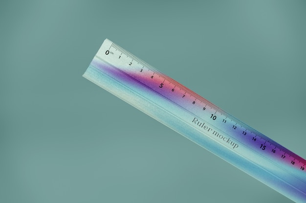 PSD gradient ruler mockup