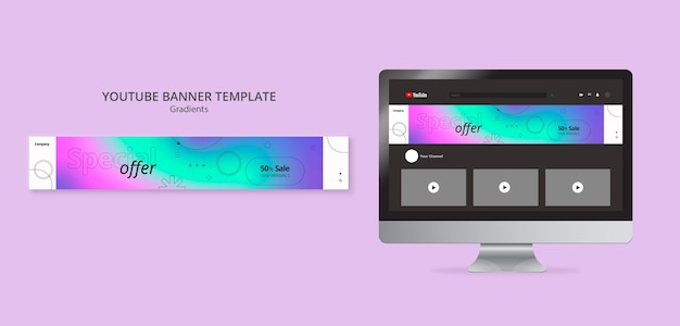 PSD gradient sale template