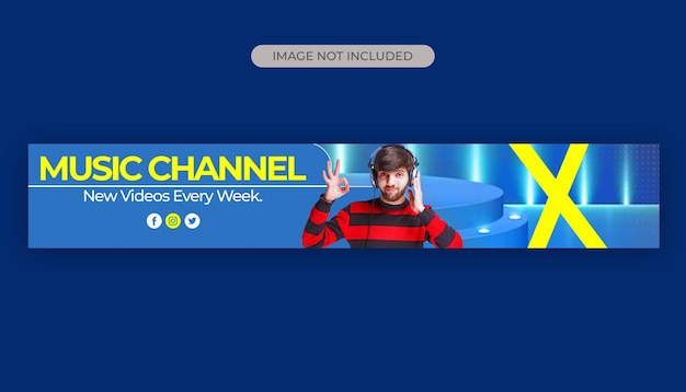 Banner youtube sfumato