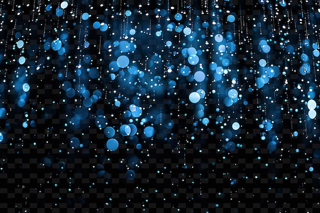 PSD gradual glistening precipitation with slow smoke and blue ca png neon light effect y2k collection