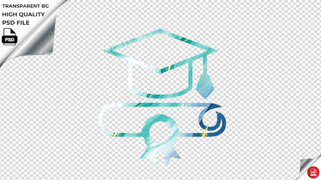 PSD graduation blue ocean waves psd transparent