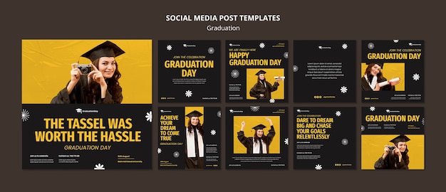 PSD graduation ceremony instagram posts