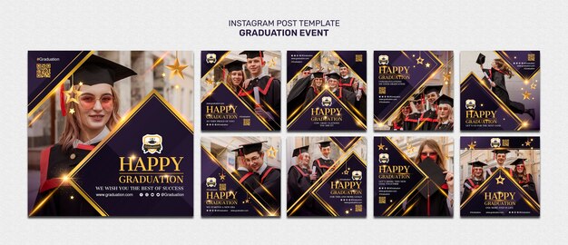 Graduation template design