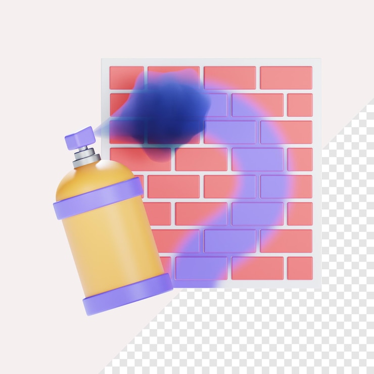 PSD 格拉菲蒂 3d 圖像