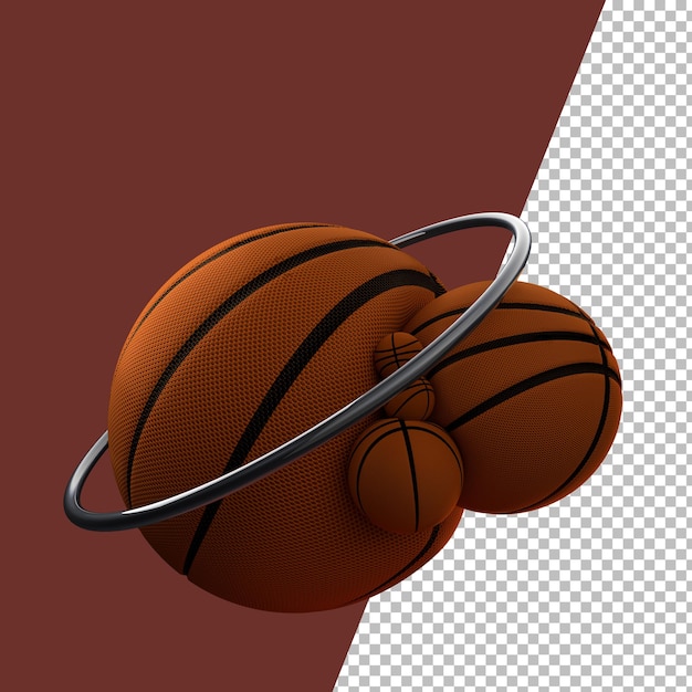 Grafika trójwymiarowa renderowania koszykówki