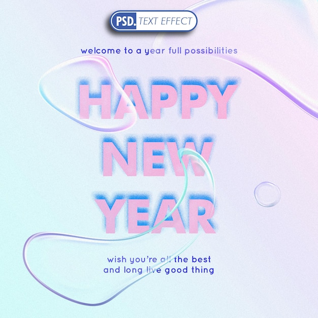 PSD grain text effect and cute bubble included with psd file for easy editable your text you want