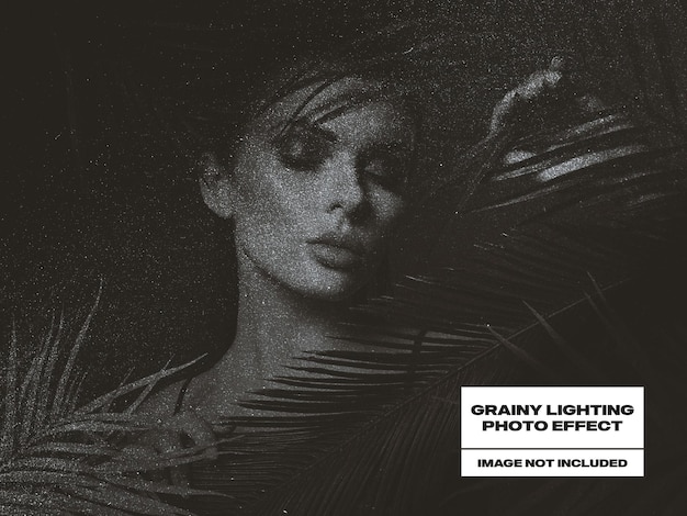 Grainy Lighting Photo Effect