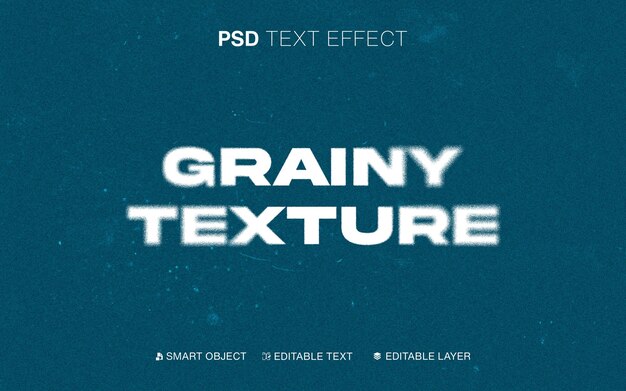 Grainy Texture Text Effect