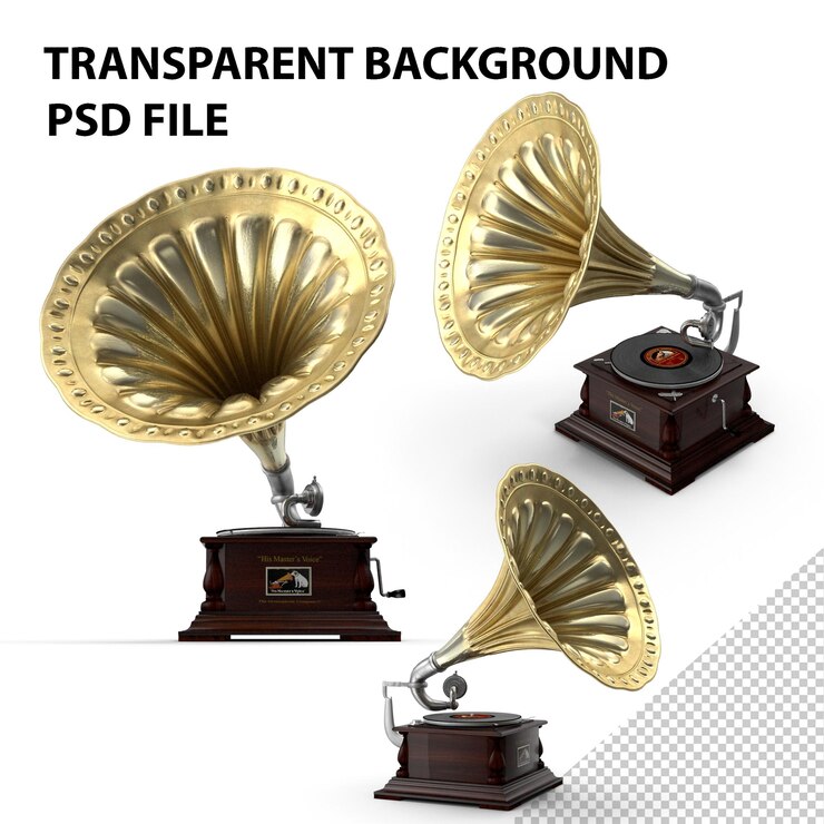 PSD gramophone png