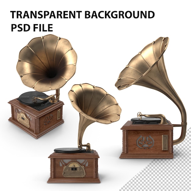 PSD gramophone png