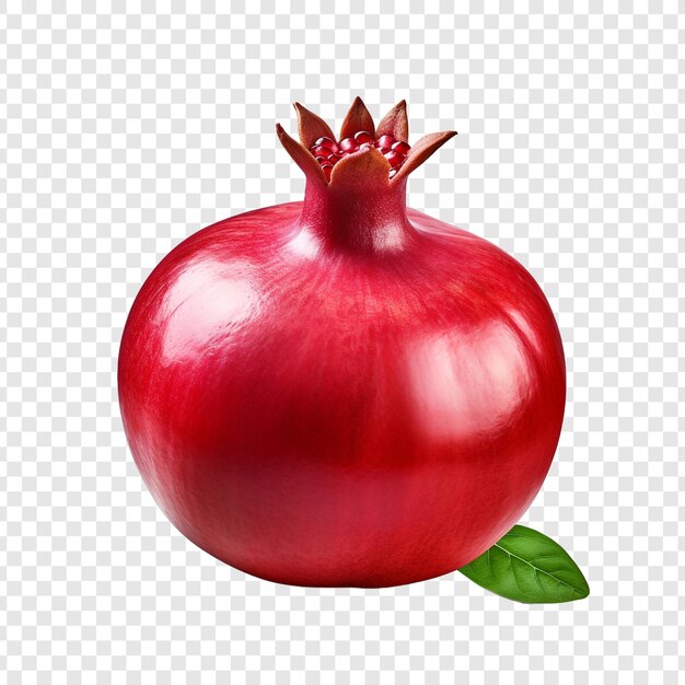 Granaatappels geïsoleerd op transparante achtergrond