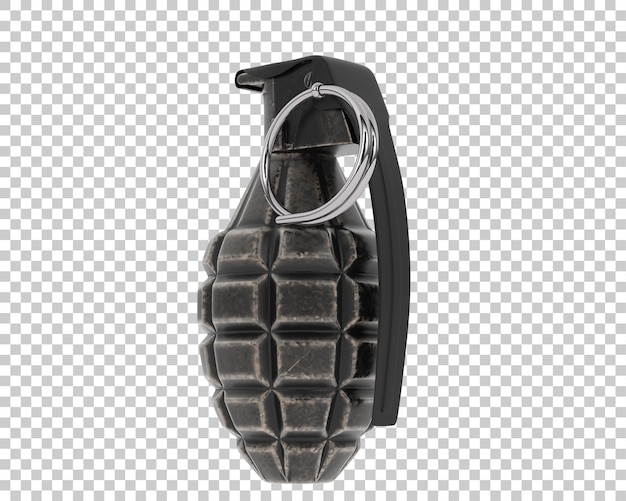 PSD granat ręczny na przezroczystym tle ilustracja renderowania 3d