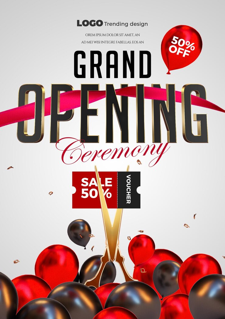 PSD grand opening is a grand opening sale