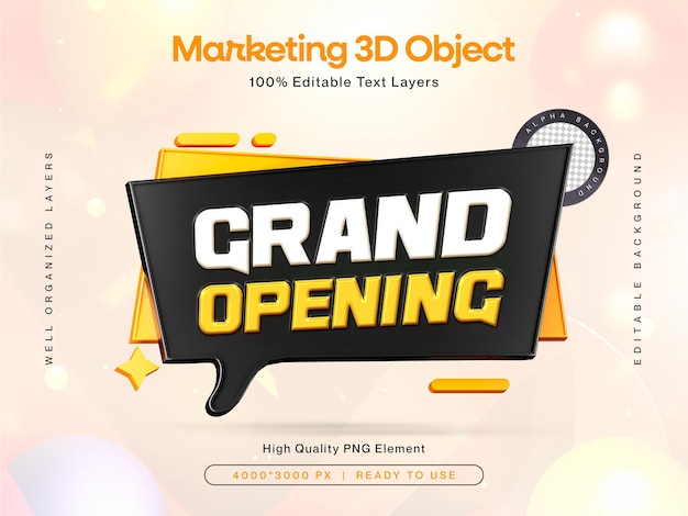 Grand Opening Sale Banner Design Template
