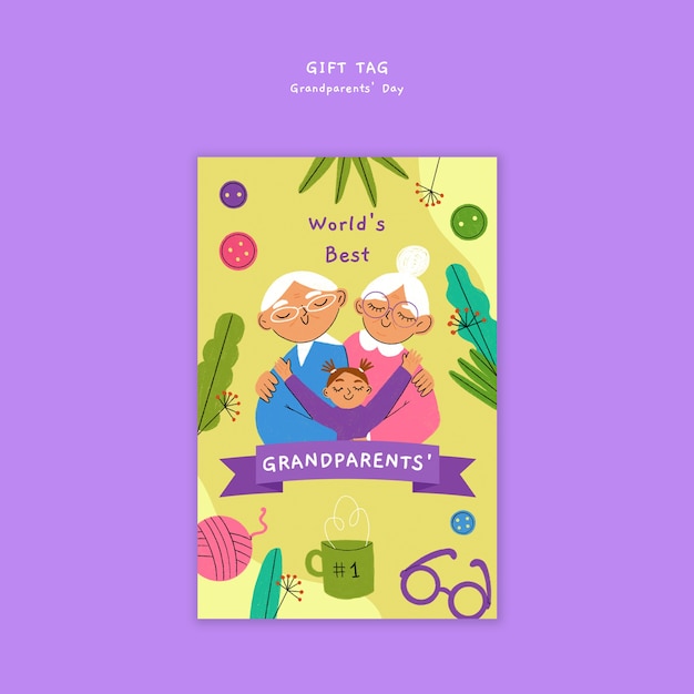 Grandparents' day  template design