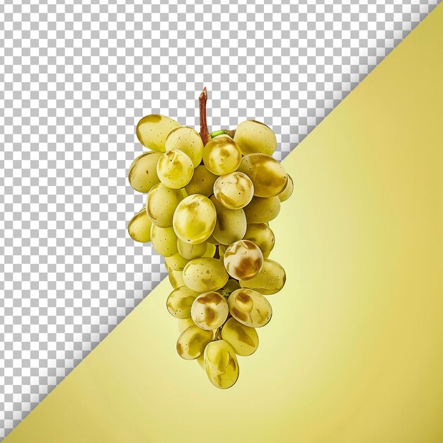 PSD grape cluster on transparent background