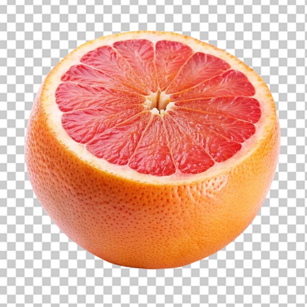 PSD grapefruit isolated on transparent background