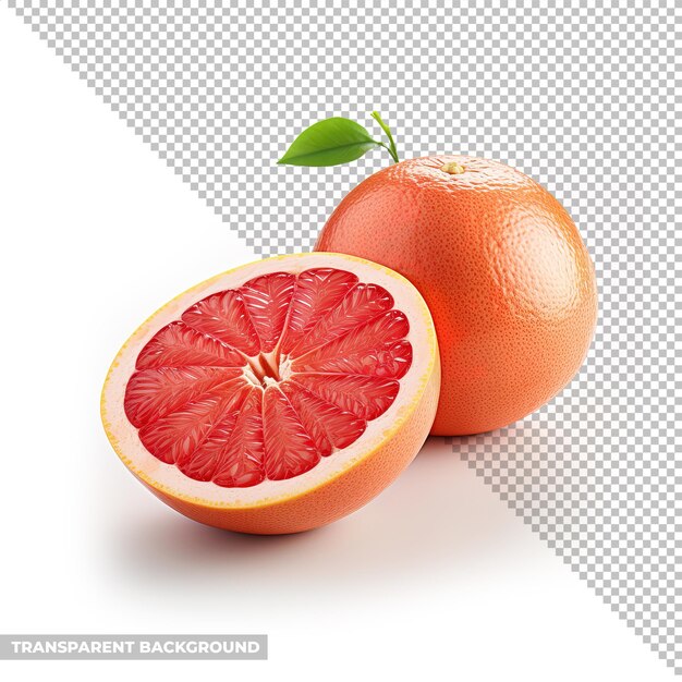 Grapefruit isolated without background