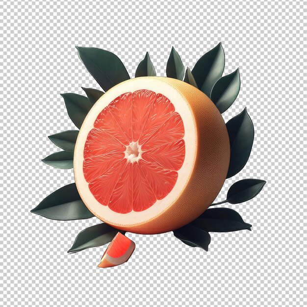 PSD grapefruit paradise bliss png