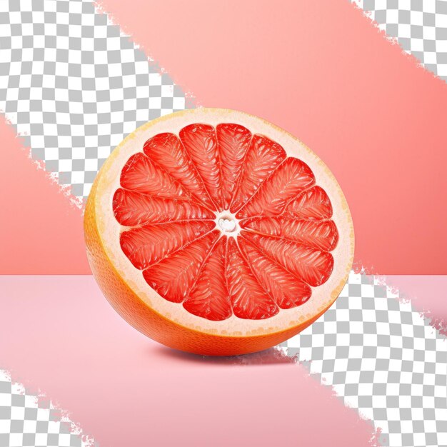 PSD grapefruit on a transparent background