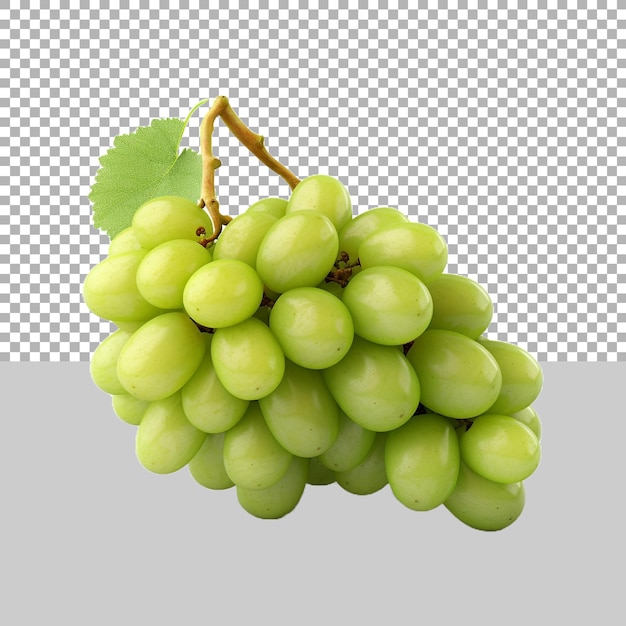 PSD grapes fruit on transparent background ai generated