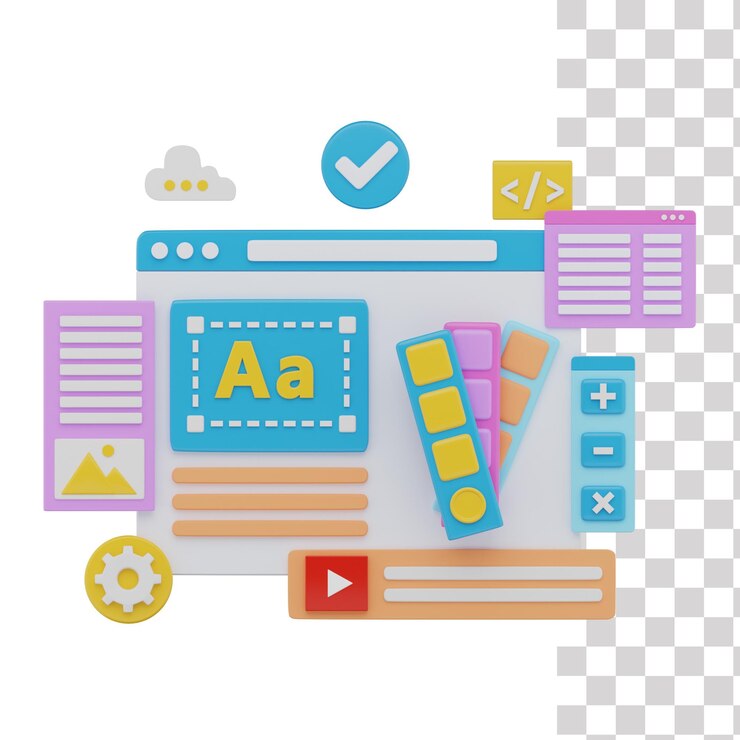 PSD graphic design 3d illustration