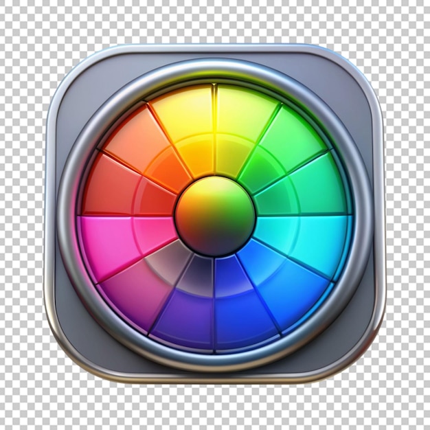 Graphic Design color picker icon 3d rendering