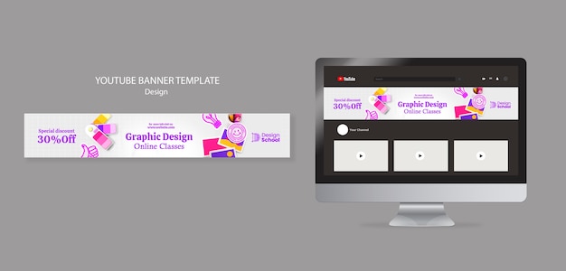 PSD graphic design template design