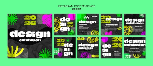 PSD graphic design template