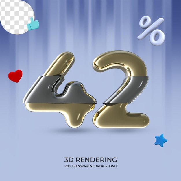 グラフィック要素番号 42 3 d レンダリング