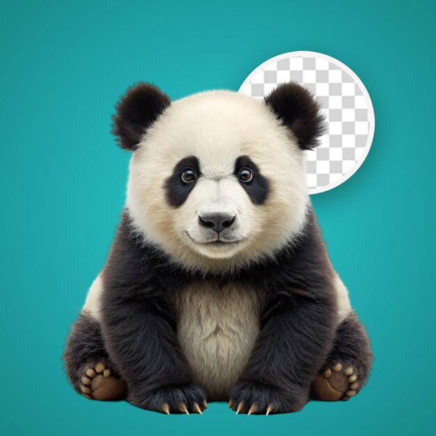 PSD graphic of panda