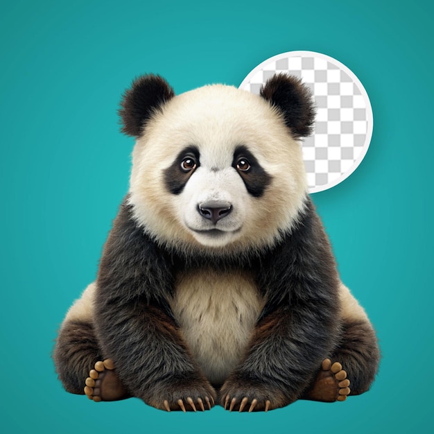 PSD graphic of panda