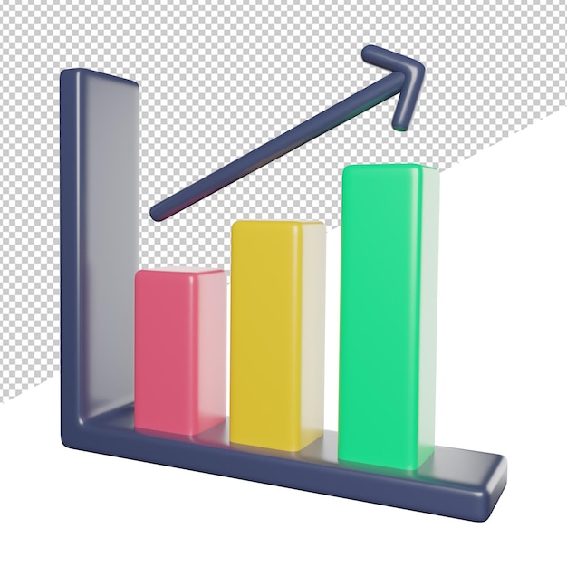 PSD graphics growth chart